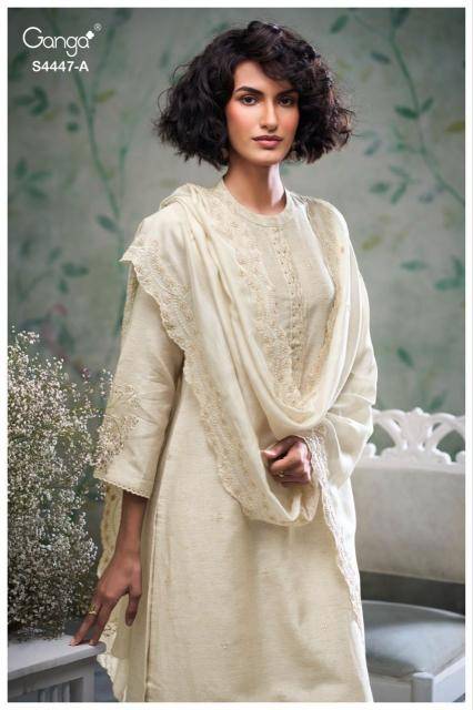 Ganga bihana 4447 Wholesale dress materials in Delhi